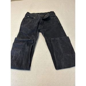 Levis 501 Jeans Mens Size 34 X 34 Black Label Straight Leg Dark Blue 32 X 31 1/2